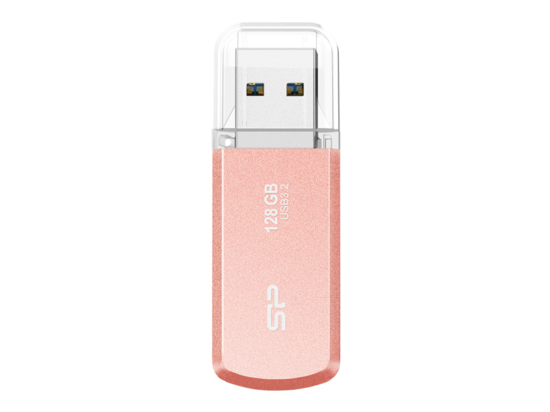 SILICON POWER USB Flash Drive Helios 202, 128GB, USB 3.2, ροζ χρυσό