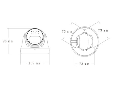 LONGSE υβριδική κάμερα CMSAHTC200FPEW, 2.8mm, 1/3" CMOS, 5MP, LED 25m