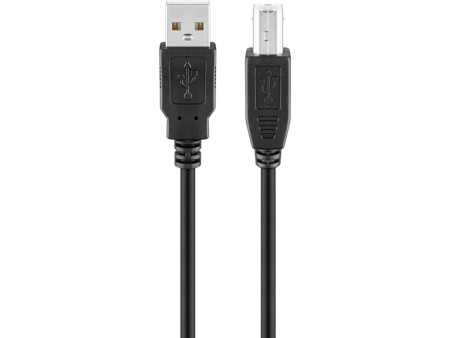 GOOBAY καλώδιο USB 2.0 σε USB Type B 93597, 3m, μαύρο