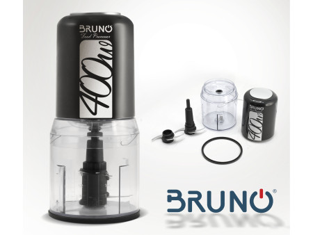 BRUNO πολυκόπτης BRN-0087, 2 ταχύτητες, 400W, 500ml, 4 λεπίδες, μαύρος