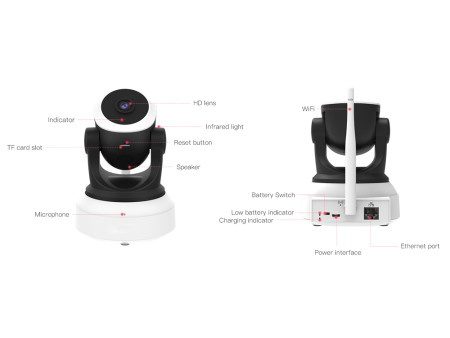 VSTARCAM smart IP κάμερα CS24B, 3MP, WiFi, battery backup