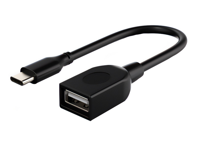 CABLETIME καλώδιο USB-C σε USB CMAF2, 480Mbps, 0.15m, μαύρο