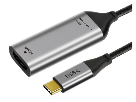 CABLETIME αντάπτορας USB-C σε HDMI CT-CMHDFN1, 4K/60Hz, 0.15m, μαύρος