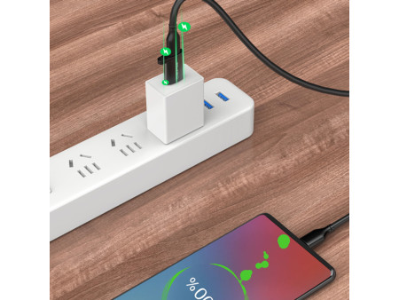 CABLETIME αντάπτορας USB-C σε USB CT-AMCF, 10.5W, 5Gbps, γκρι