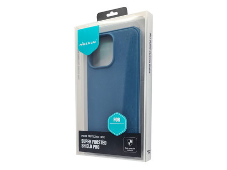 NILLKIN θήκη Super Frosted Shield Pro για Apple iPhone 14, μπλε