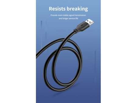 CABLETIME καλώδιο προέκτασης USB CT-AMAFN, 5Gbps, 1m, μαύρο