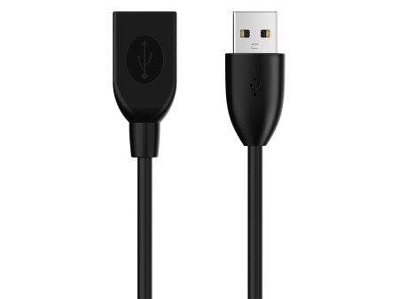 CABLETIME καλώδιο προέκτασης USB CT-AMAF2, 3A, 480Mbps, 3m, μαύρο