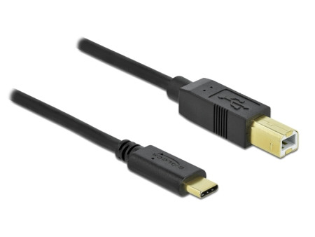 DELOCK καλώδιο USB-C σε USB Type B 83666, 480Mbps, 3m, μαύρο