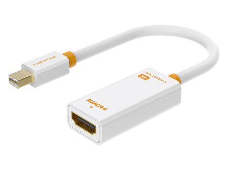 CABLETIME αντάπτορας mini DisplayPort σε HDMI CT-02G4K, 4K/30Hz, λευκός