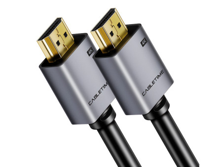 CABLETIME καλώδιο HDMI 2.0 CT-PHE2G, 4K/60Hz, 1m, μαύρο