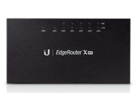 UBIQUITI router EdgeRouter X SFP, 5-Port Gigabit PoE, 1000Mbps, 50W