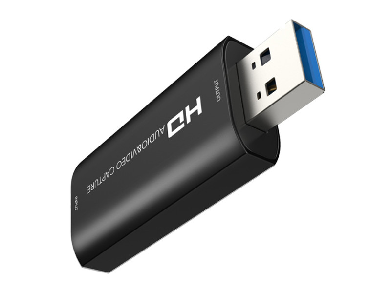 CABLETIME video capture CT-HVC-AB, HDMI/USB σύνδεση, 4K/30Hz, μαύρο