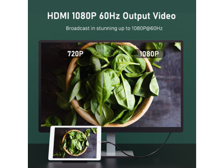 CABLETIME video capture CT-HVC-AB, HDMI/USB σύνδεση, 4K/30Hz, μαύρο