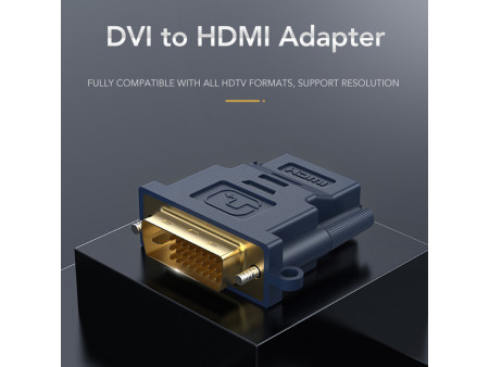 CABLETIME αντάπτορας HDMI σε DVI HA05R, 1080p, μπλε