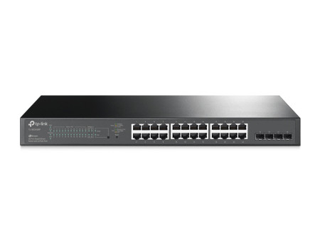 TP-LINK JetStream smart switch TL-SG2428P, 24-Port PoE+, 4x SFP, Ver 4.0