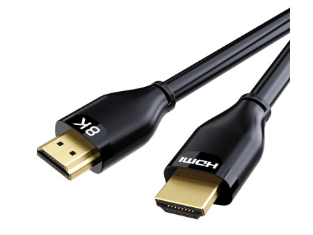 CABLETIME καλώδιο HDMI 2.1 CT-HM8K με Ethernet, 8K/60Hz, 48 Gbps, 1m, μαύρο