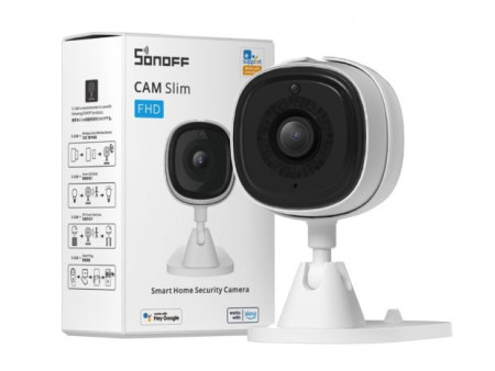 SONOFF smart κάμερα S-CAM με ηχητικό συναγερμό, 1080p FHD, Wi-Fi