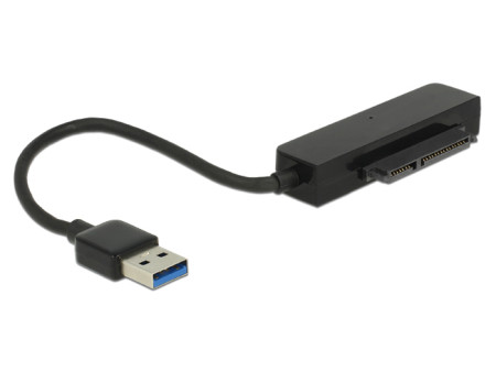 DELOCK αντάπτορας USB σε SATA 62742 με θήκη για 2.5" HDD/SSD, 6Gbps