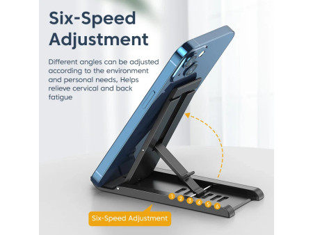 CABLETIME βάση smartphone CT-PH03, foldable, λευκή