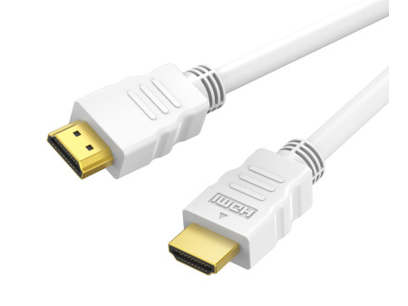 CABLETIME καλώδιο HDMI CT-HE19G με Ethernet, 4K/60Hz, 18 Gbps, 1m, λευκό