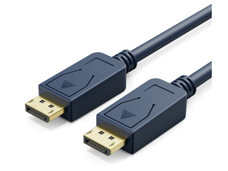 CABLETIME καλώδιο DisplayPort CT-01G, 4K/60Hz, 18 Gbps, 0.5m, μπλε