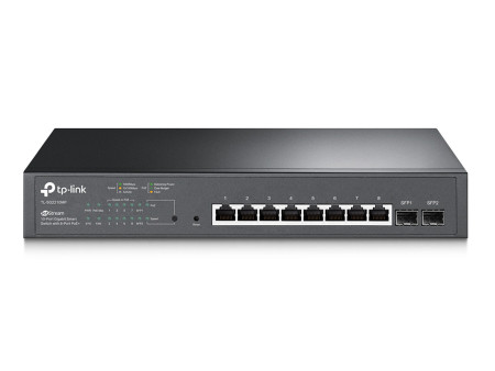 TP-LINK JetStream switch TL-SG2210MP, 10-Port Gigabit, 8x PoE+, Ver. 4.0