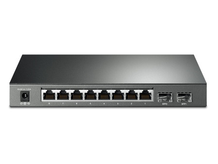 TP-LINK JetStream switch TL-SG2210P, 10-Port Gigabit, 8x PoE+, Ver. 5.0