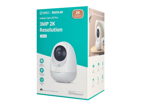 BOTSLAB smart κάμερα C213, 3MP/2K, WiFi & LAN, 360° PTZ, SD