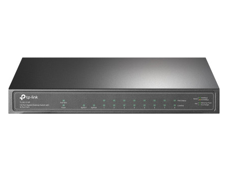 TP-LINK desktop switch TL-SG1210P, 10-Port Gigabit, 8x PoE+, Ver. 3.0