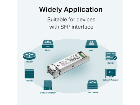 TP-LINK 1000Base-LX SMF Mini GBIC Module TL-SM311LS, έως 20km, Ver. 4.20