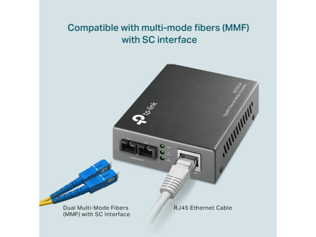 TP-LINK Gigabit Multi-Mode Media Converter MC200CM, Ver. 4.0