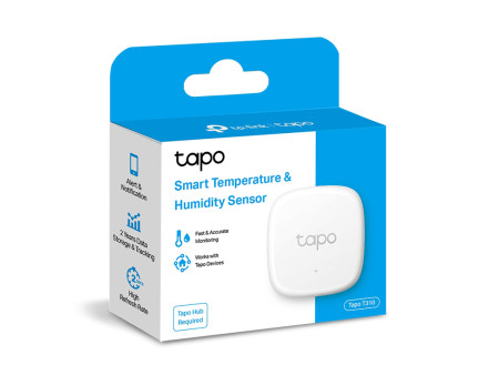 TP-LINK smart θερμόμετρο & υγρασιόμετρο Tapo T310, -20~60 °C, Ver 1.0