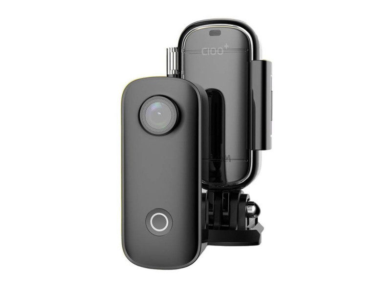 SJCAM mini action camera C100+, 4K, 15MP, Wi-Fi, αδιάβροχη, μαύρη