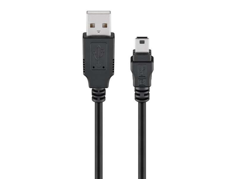 GOOBAY καλώδιο USB σε USB Mini 45740, 480Mbps, 1m, μαύρο