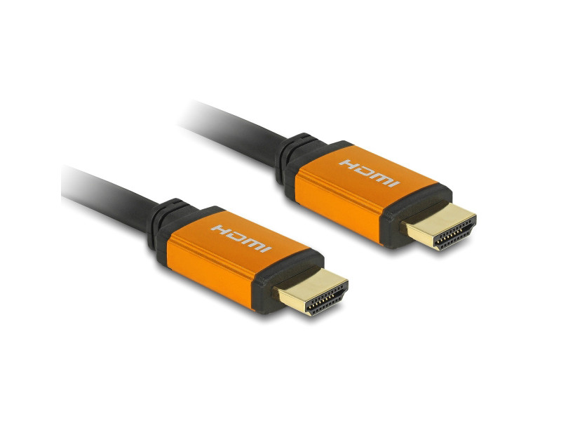 DELOCK καλώδιο HDMI 85729, 8K/60Hz, 48 Gbps, eARC, HDR, 2m, μαύρο