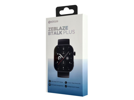 ZEBLAZE smartwatch Btalk Plus, heart rate, 2.03" IPS, IP68, μαύρο