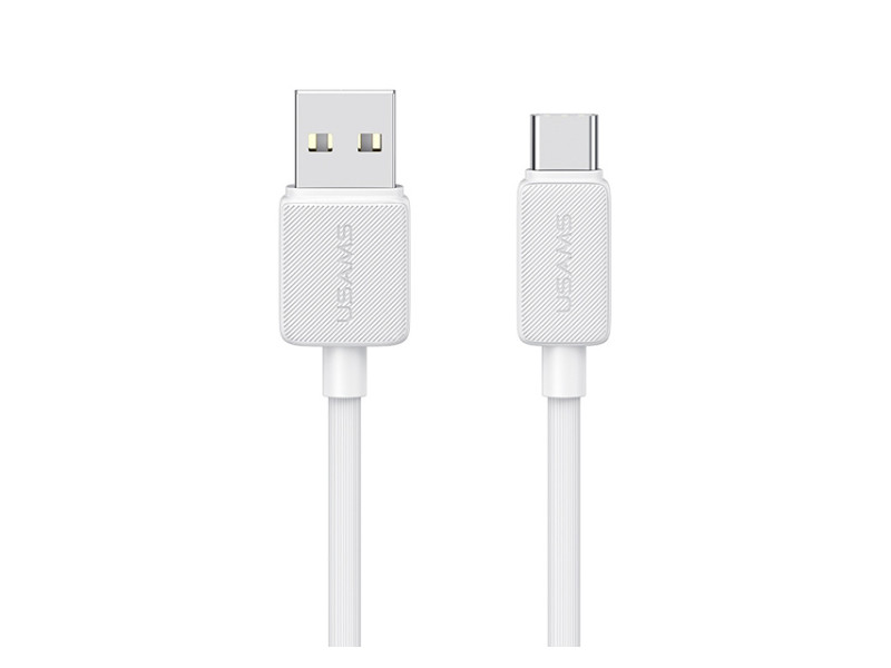 USAMS καλώδιο USB-C σε USB US-SJ688, 15W, 480Mbps, 1m, λευκό