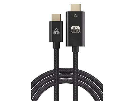 POWERTECH καλώδιο USB-C σε HDMI PTR-0137, 4K/60Hz, 10.2Gbit/s, 1m, μαύρο