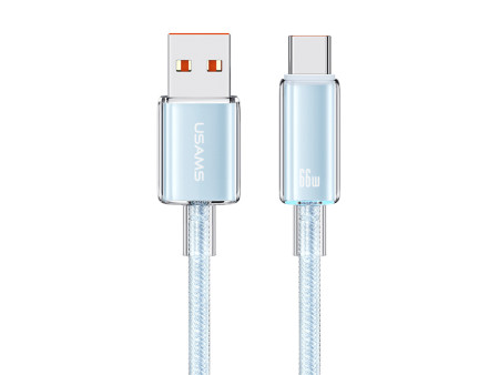 USAMS καλώδιο USB-C σε USB US-SJ658, 66W, 480Mbps, 1.2m, μπλε