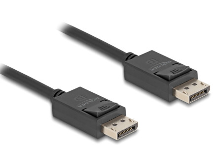 DELOCK καλώδιο DisplayPort 2.1 80492, 8K/60Hz 4K/120Hz 40 Gbps 1m, μαύρο