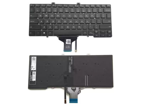 Πληκτρολόγιο για Dell Latitude 7400/5400 KEY-111 με backlight, μαύρο