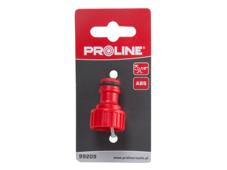 PROLINE ρακόρ βρύσης 99209, 1/2", ABS, κόκκινο