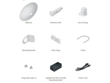 UBIQUITI UISP airMAX PowerBeam M5 400 mm Bridge, 5GHz, 25dBi