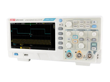 UNI-T ψηφιακός παλμογράφος πάγκου UPO1102CS, 2 καναλιών, 100MHz