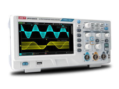 UNI-T ψηφιακός παλμογράφος πάγκου UPO1202CS, 2 καναλιών, 200MHz