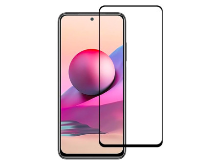 POWERTECH Tempered Glass 5D Full Glue TGC-0487, Xiaomi Note 10S, μαύρο