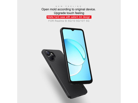 NILLKIN θήκη Super Frosted Shield για Realme 9i 5G/10 5G, μαύρη