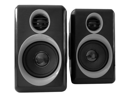 POWERTECH ηχεία Premium sound PT-972, 2x 3W RMS, 3.5mm, μαύρα