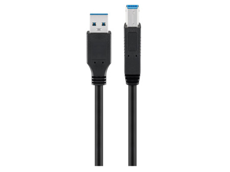 GOOBAY καλώδιο USB 3.0 93655, 5 Gbit/s, 1.8m, μαύρο