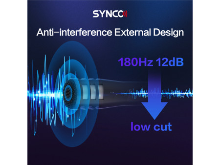 SYNCO μικρόφωνο χειρός SY-E10-MIC, δυναμικό, καρδιοειδές, XLR, μαύρο